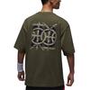 Jordan Dongdan 85 Sports Casual Breathable Round Neck Quick-Dry T-Shirt Men Tops Olive-Green HV1257222