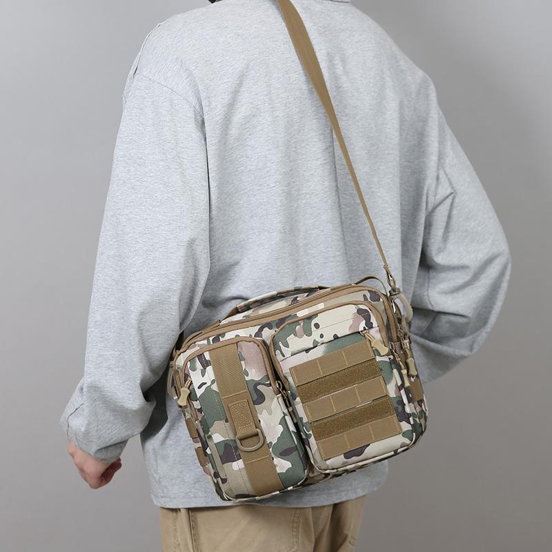 Tactical Handbags Shoulder Bag Camping for Man Hiking Travel Climbing Fishing Sling Crossbody Outdoor Weekend Bag