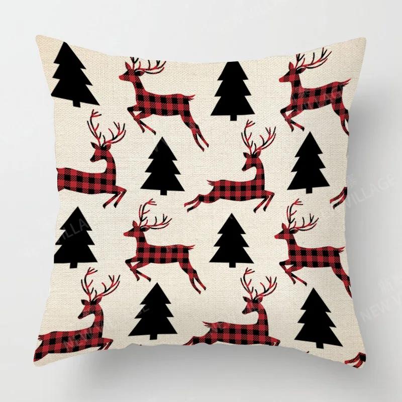 Modern Home Living Room Decor Throw Pillow Covers Cushion Sofa 35X35Cm 40X40 60X60Cm 45X45Cm 40*40Cm Pillowcase Merry Christmas
