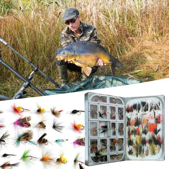 Fly Fishing Advent Calendar 24 Days Christmas Fishing Tackle Calendar Handcrafted Christmas Countdown Gifts for Anglers