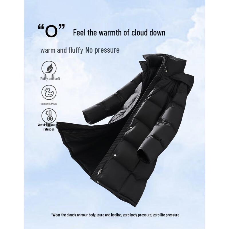 DEMANA Damen Winterjacke, 15D, ultraleicht, 90 % Entendaunenfüllung, Kapuze, gesteppt