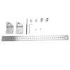 Steel Ruler Positioning Block 45 Degrees  90 Degrees  Accurate Steel Ruler Positioning Adjuster Scribing Locator for