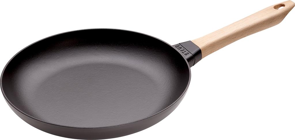 Pánev s rukojetí staub, litá smaltovaná pánev, kompatibilní s japonskou "dřevěnou" pánví, 28 cm [Autorizovaný produkt] 40511-953