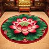 Lotus Leaf 5D Non-Slip, Wear-Resistant Floor Mat—Machine-Washable Living Room and Bedroom Home Rug