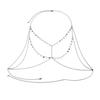 Alloy Versatile Chest Chain Handmade Women‘s Body Chain Gold Silver