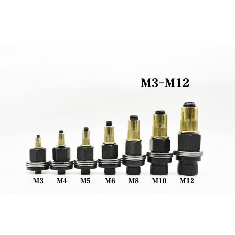 Dependable 1/3/4/6/7pcs Manual Riveter Tool Kit With M3-M12 Nuts for Secure and Strong Fastening