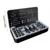 24 In 1 Ratcheting Screwdriver Set With Chrome Steel Bit And Ergonomic Handle For Home Repair