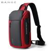 BANGE New Men Fashion Crossbody Bag Multifunction Chest Bag Large Capacity Outdoor Travel Bag