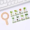Educational Toys Magnifying Glass Toys Wooden Plant Cognition Cards  Parent-Child