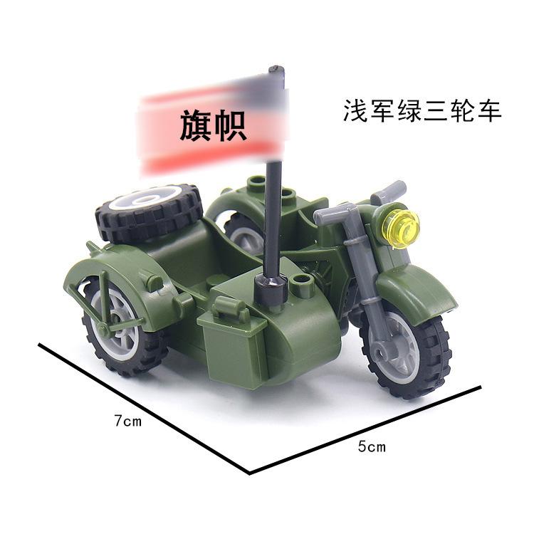 Samlet Byggekloss Soldatdukke Tilbehør Våpen Haubits Rakettkaster Luftvernkanon Militærleketøy