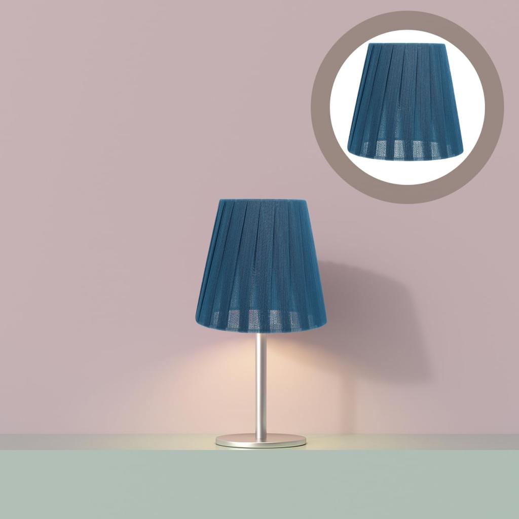 Uonlytech Trendy Home Decor Translucent Gauze Lamp Shade Pleated Light Translucent Lampshade for Table Lamp Floor Lamp Pendant Light 5. 5x5. 5x5.