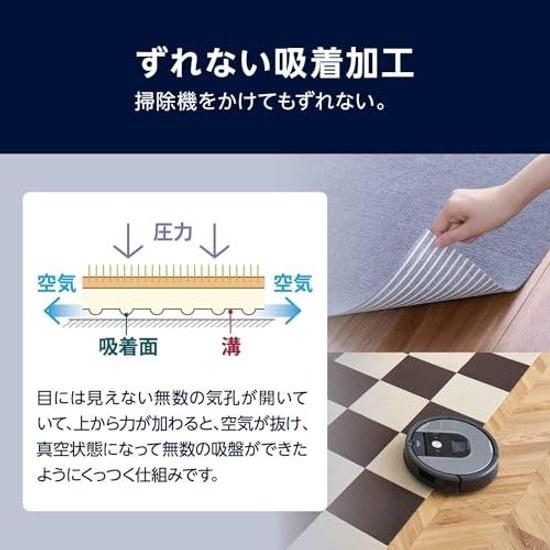 Pet Adhesive Water-Repellent Tile Mat (30cm30cm) 2 Tatami Mats (36 Pieces) Gray-Beige