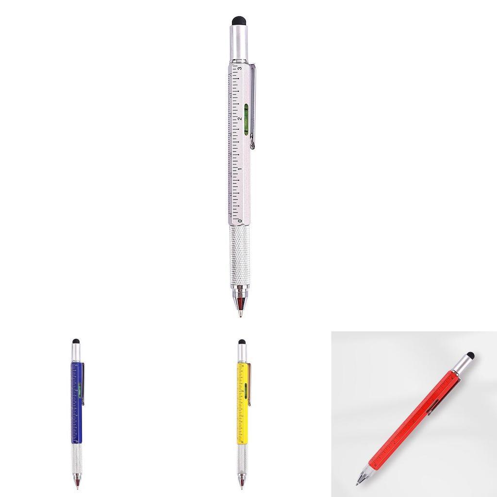Multifunction Tool Pen Level Ruler Touch Screen Screwdriver For Diy Projects And Office Work