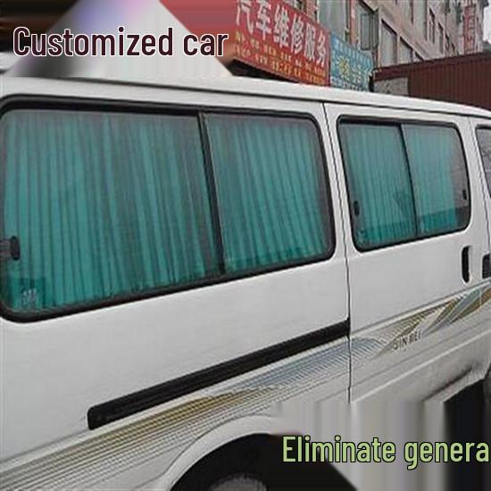 Compatible Curtains for Jinbei, Toyota Hiace, New Hiace, Jinlong, Jinwei, Jinlv, Zhongshun, and Foton View Express Cars