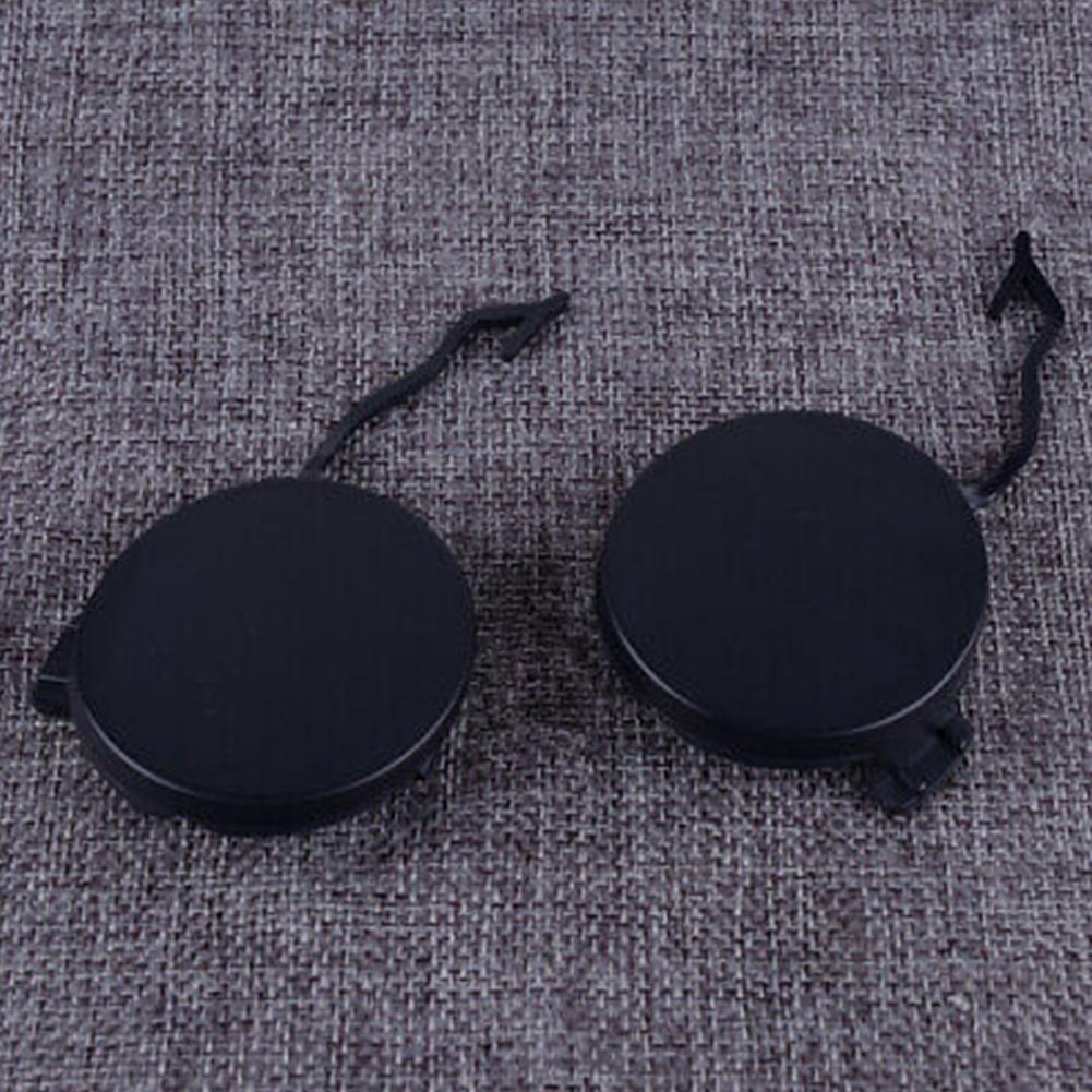 Bumper Tow Hook 5cm BLACK New Plastic Unpainted Front