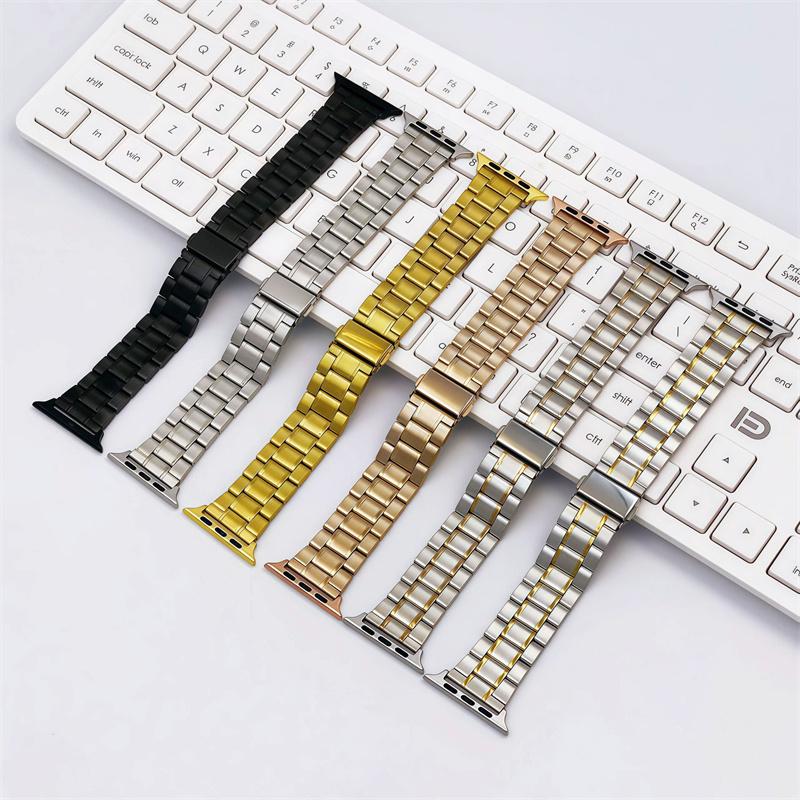 Stainless Steel Strap for Apple Watch Bracelet Series 11 10 9 8 7 6 SE3 Ultra3/2/1 iWatch Metal Bracelet 49mm 46mm 45mm 44mm 41mm 40mm 42mm