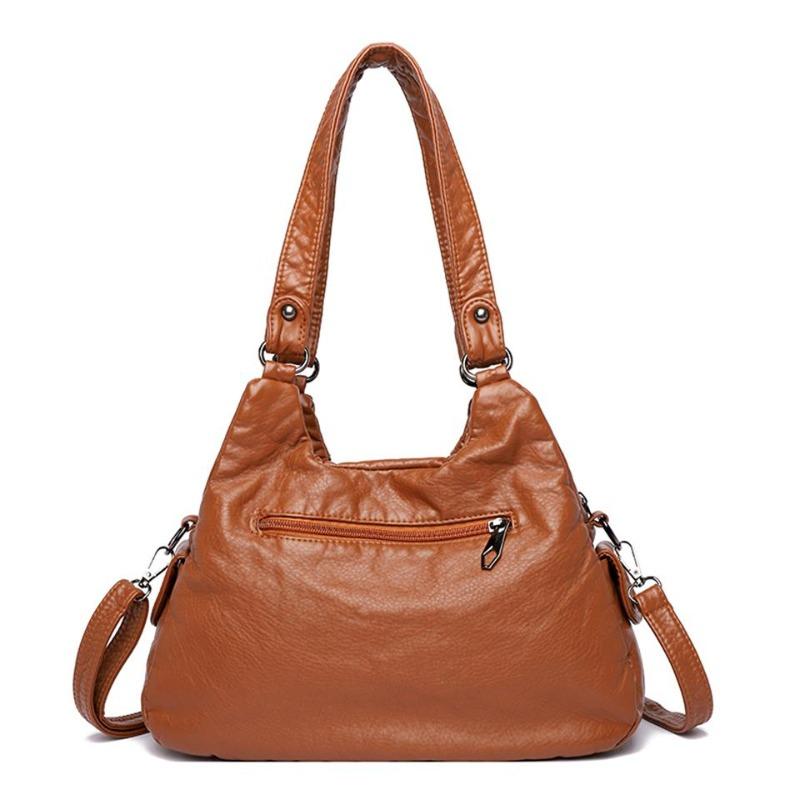Luxury Designer Purses and Handbags Women Leather Shoulder Bags Many Pockets Casual Crossbody Bags for Women 2024 Sac A Main