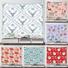 Cartoon Santa Claus Reindeer Snowman Pattern Tapestry Home Living Room Bedroom Wall Cloth Decoration Background Cloth Tapestry