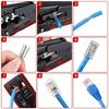 RJ45 Crimping Tool Pass CAT7 Through Ethernet for Cat6 Cat5 Cat5e Network Connector Wire Cutter Wire Stripper Ethernet Crimper