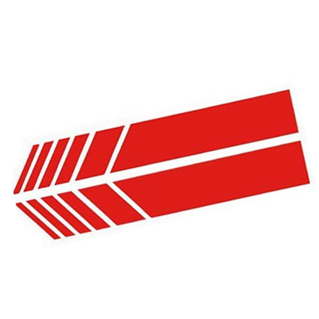 2 st Bakspegelklistermärken för bil Säkerhet Enkla Reflekterande klistermärken för bil för Dörrskydd Fönster