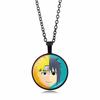 anime merchandise Naruto Sharingan Pendant Necklace Men Women Versatile Circular accessories Sweater Chain toys gifts for kids