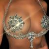 2022 New Crystal Bra Body Chain Jewelry Women Crystal Bra Body Chain Body Chain Jewelry Women