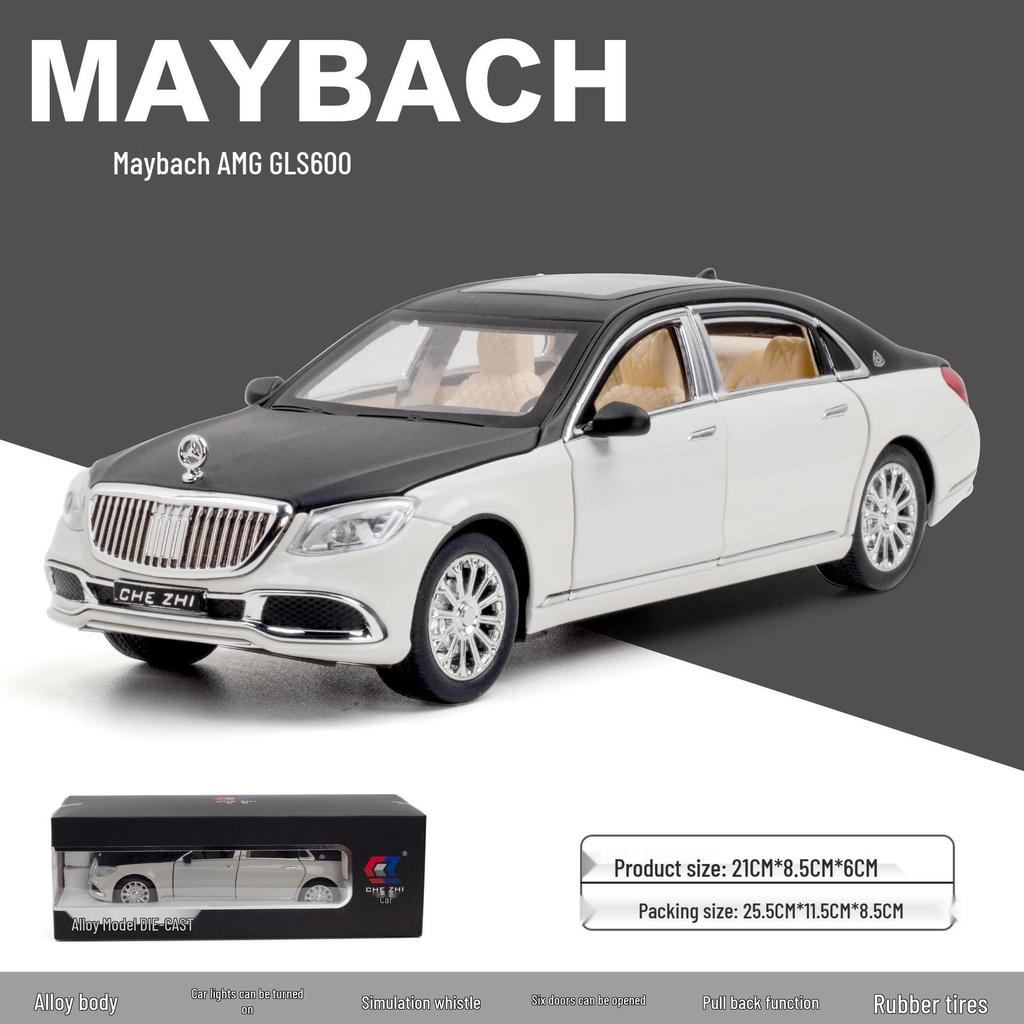 Modello di auto in lega Rolls-Royce Phantom in scala 1/24 con suono, luce e tetto cielo stellato per la collezione e la decorazione dei bambini.