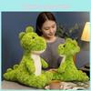 Dinosaur Adorable Green Plush Toy Soft Stuffed Animal Pillow For Sleep  Comfort
