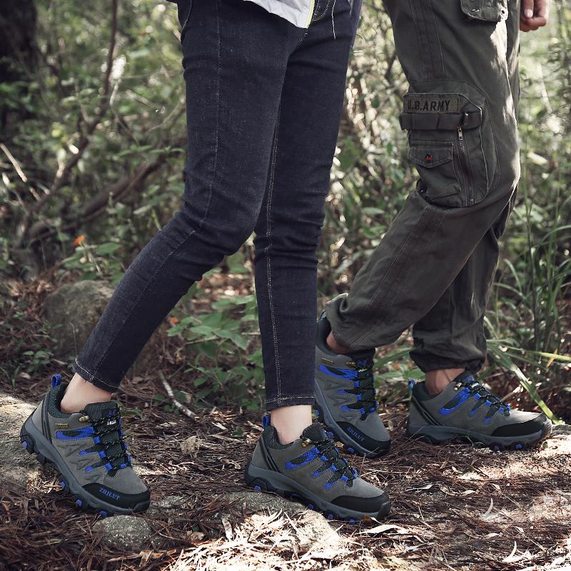 Zapatos de Senderismo para Hombre y Mujer para Exterior Zapatillas Antideslizantes Ante Calzado para Caminar Verano Goma Otoño Zapatos Adecuados para Trail Running