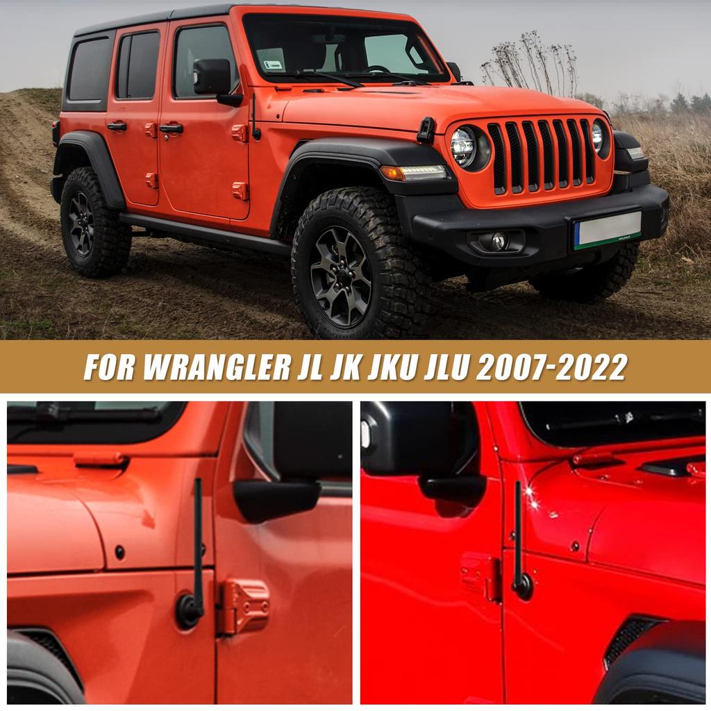 Jeep Wrangler Car Antenna 13" Door Antenna Decoration Replacement Antenna Antenna for Jeep Wrangler