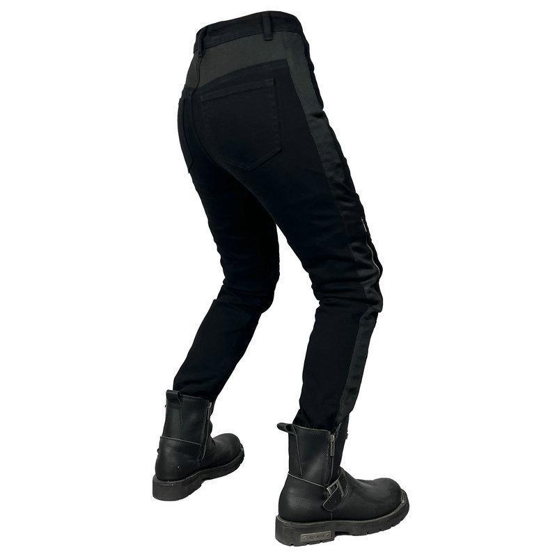 Motorcycle Riding Pants Racing Fit Breathable Mesh Protective Gear With Silicone Knee Pads Adjustable Waist