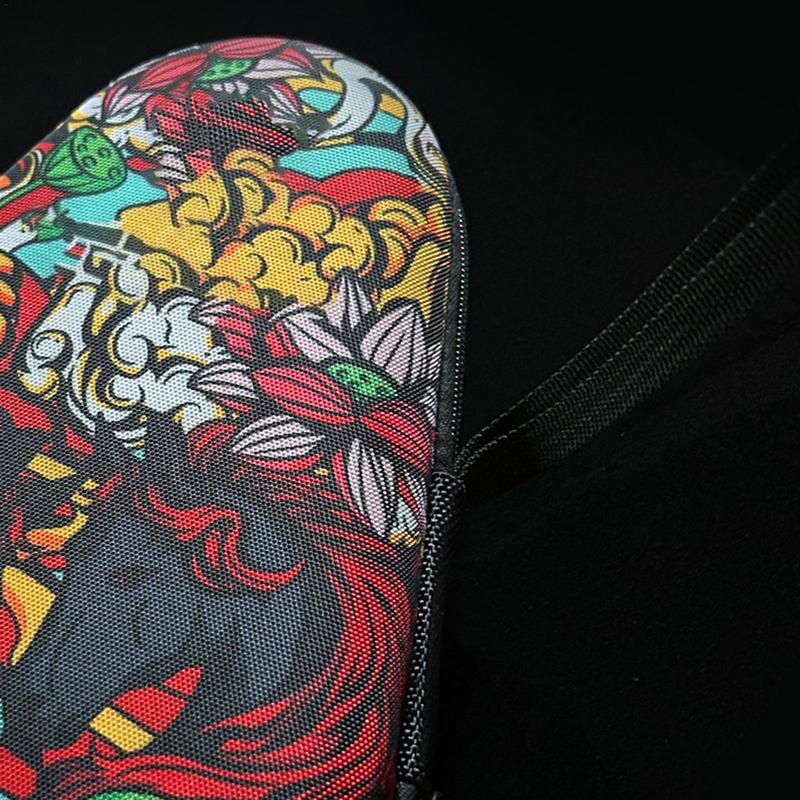 Table Tennis Bat Cover Paddle National Trend Bag Ping Pong Cases Racket Bags Waterproof Covers rosso