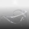 Non-polarized Blinds High Definition Transparent Multi-functional Men Women Protective Goggles Anti-fog Anti-Splash Dust Proof Safety Eyeglasses