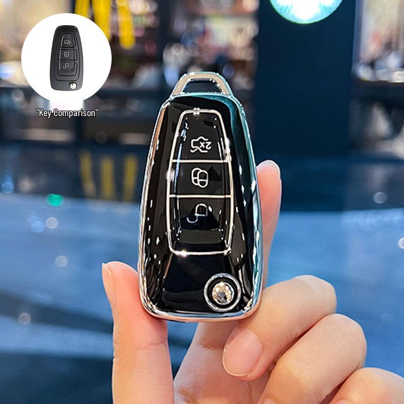 High-Grade Protective Key Shell for Ford Focus, Escort, and Kuga - Unisex