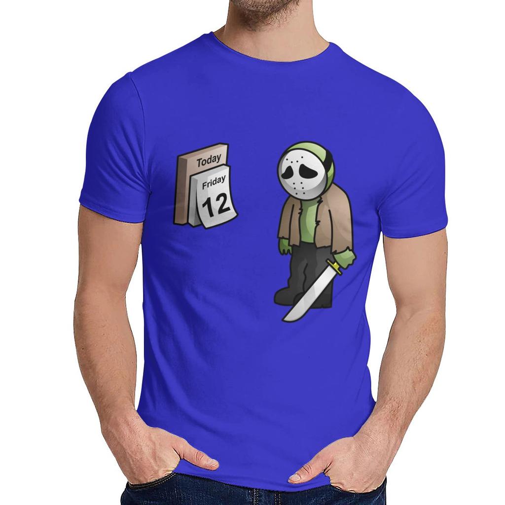Good Cotton Friday The 13Th Parody The 12Th Sad Jason Voorhees Horror Slasher T Shirt Men
