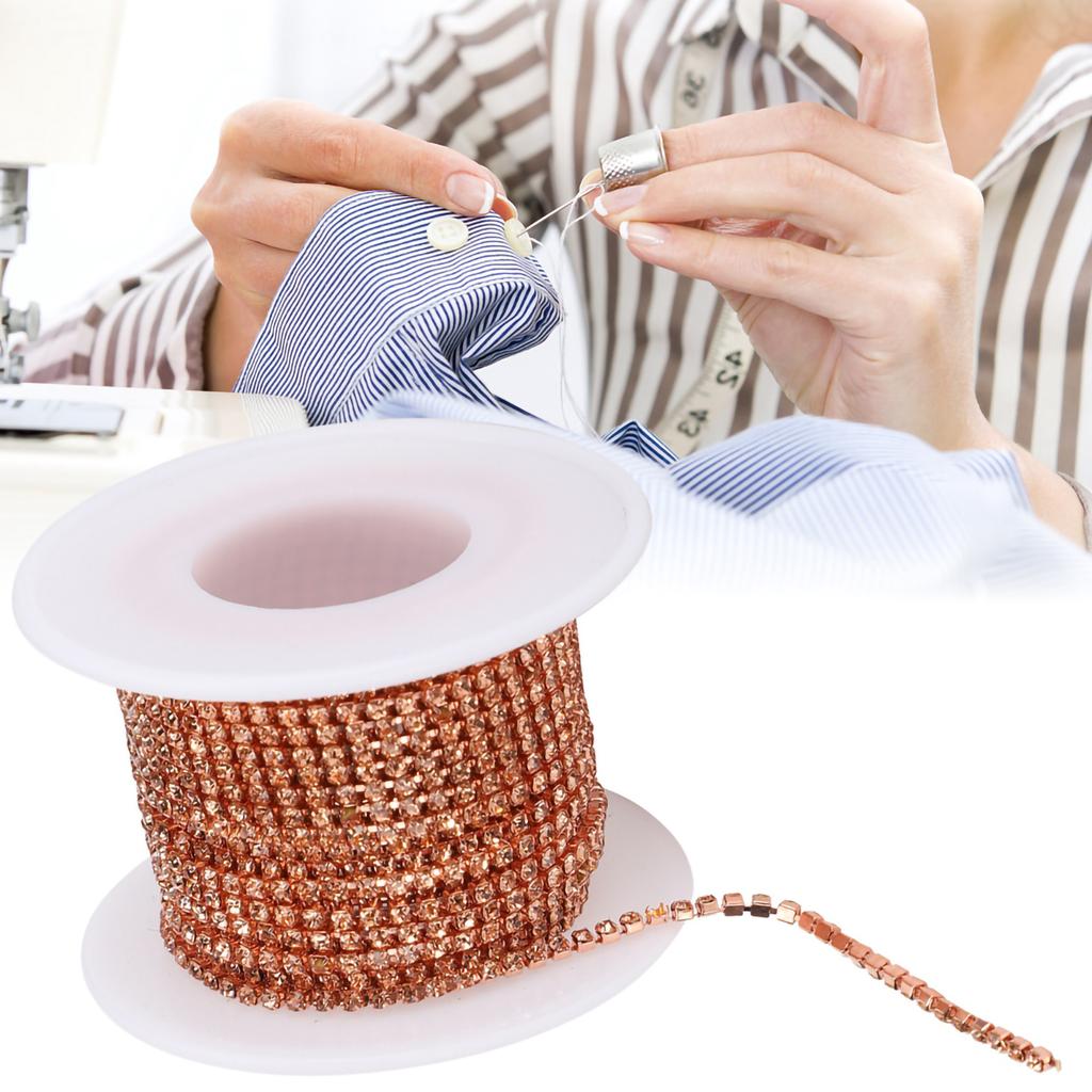 Rhinestone Chain Color DIY Mobile Phone Shell Clothing Ornament Decoration Supplies Ss6 6.5