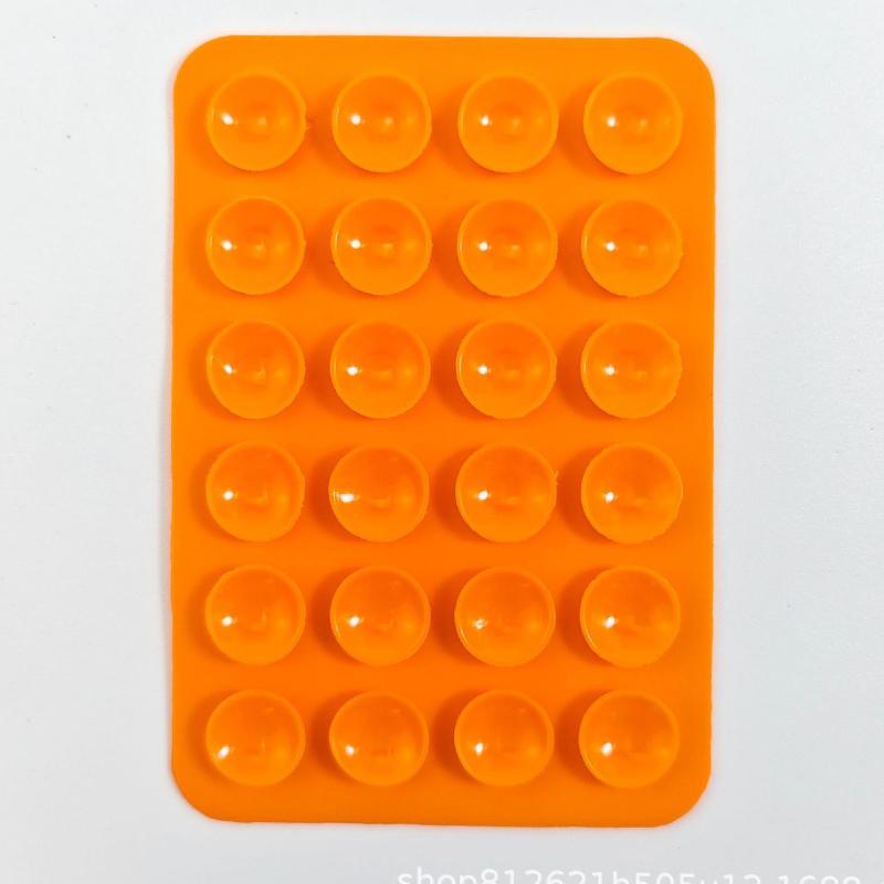Single-Sided Silicone Suction Phone Holder Mat Multifunctional Suction Cup Wall Anti-slip Detachable Phone Rubber Sucker Pad