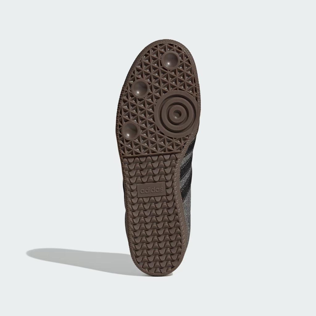 KJ8859 Adidas Originals Samba OG Grey Core Black Gum (Men's)
