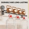 Suction Cup Style Towel Storage Rack No-Drill Wall-Mounted Towel Holder Single/Double Bar Space Saving Towel Bar Toilet Room