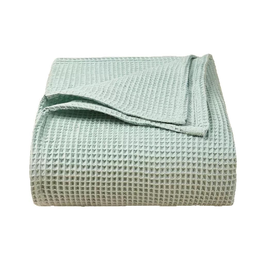 Waffle Baby Blanket Soft Thickened Newborn Quilt Multifunctional Solid Color Bath Towel Blanket