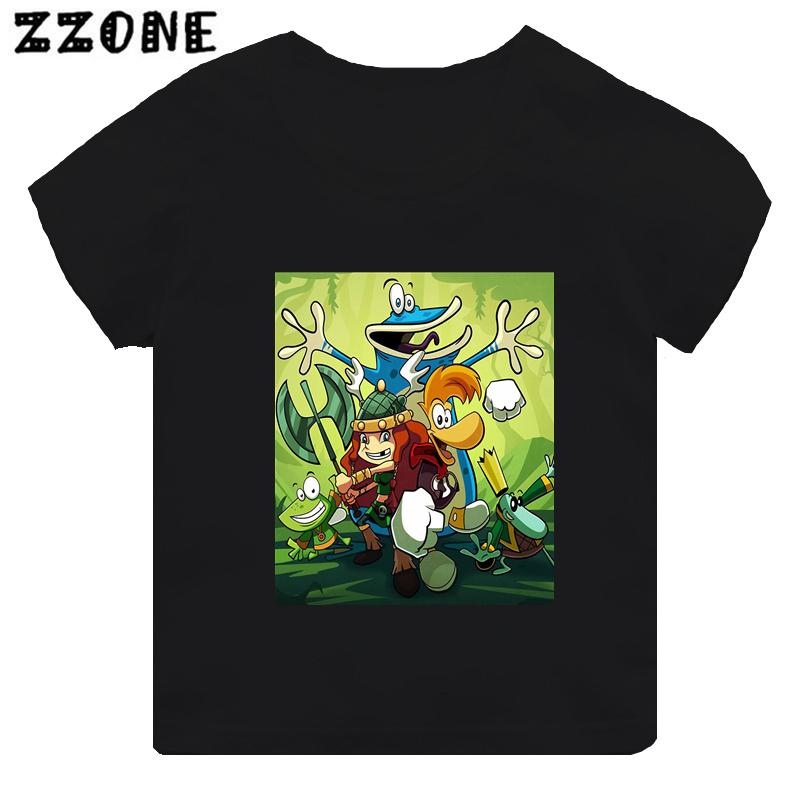 Rayman Legends Adventures Gioco Stampa Maglietta Bambini Divertente Vestiti Ragazze Neonati Maschi T-shirt Manica Corta Top BambiniTH5886