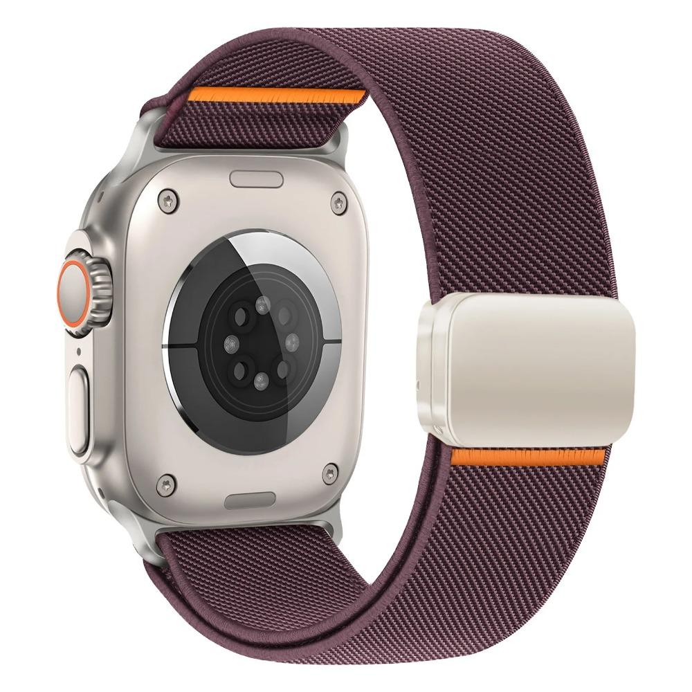 

Магнитный нейлоновый ремешок для Apple Watch Ultra 3/2/1 49 мм Браслет для iWatch 11 10 46/42 мм 9 8 7 6 5 4 SE3 45/41/44/40 мм Пояс 40 41mm(S11-10 42mm)