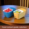 Double-Layer Snack and Fruit Serving Tray