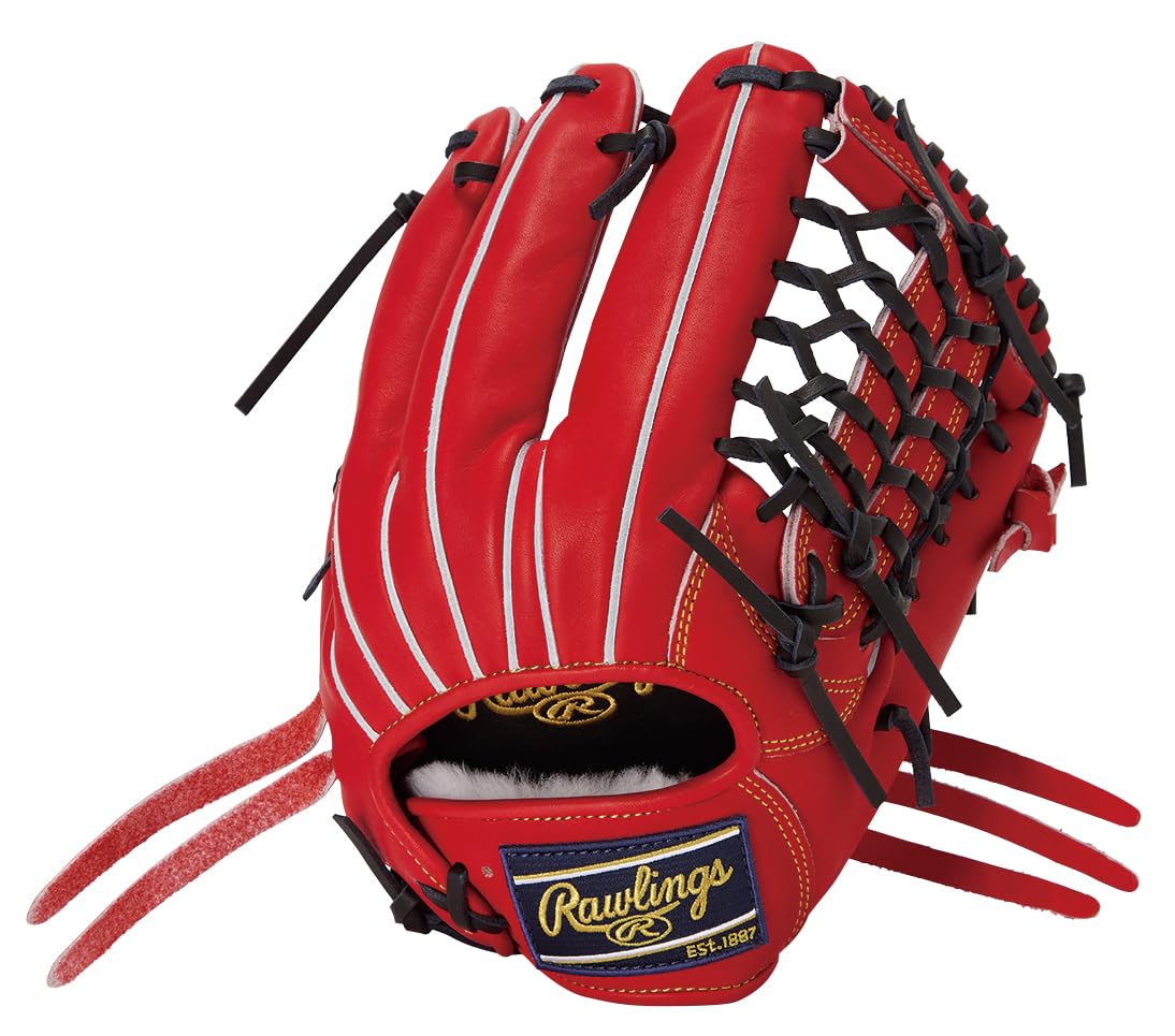 

Rawlings PRO EXCEL GR5HEN65 Baseball Red Throw HOH® Glove, Softball, All-Around, Orange, 11.75 inches, Right-Handed