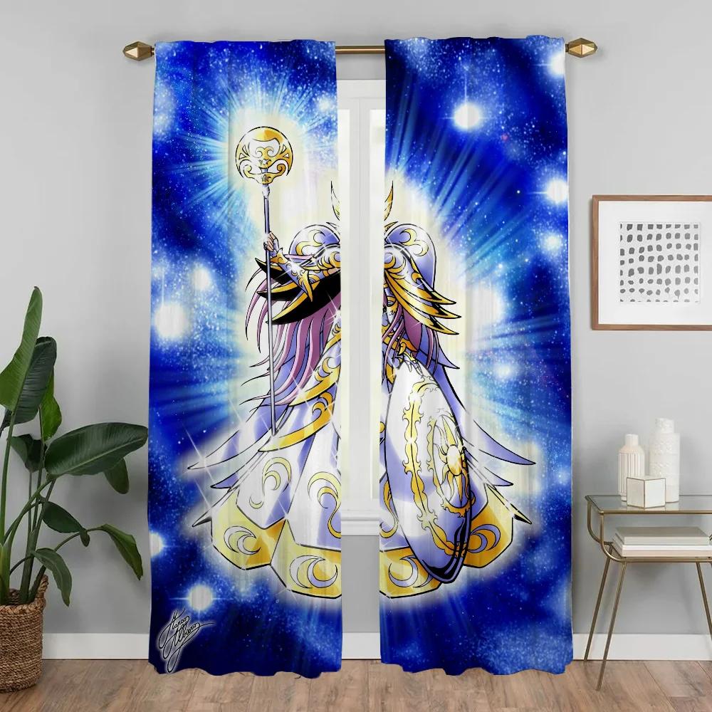 Curtains Living Room Curtain Saint Seiyas Tulle Bedroom Halloween Decoration Home Interior Camera Anti Mosquito Made Of Polyester Window Treatment