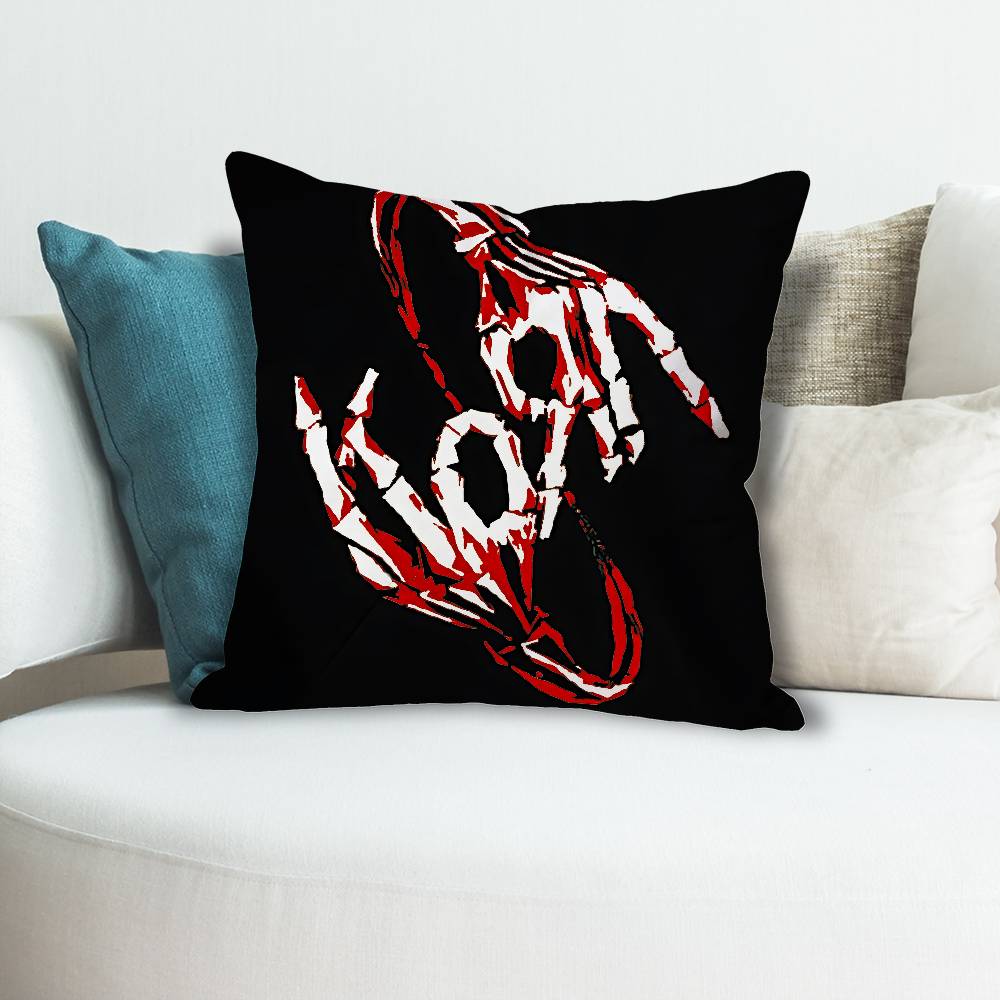 KKorn Band Requiem Pillow Cases for Bedroom Living Room Sofa Home Decor Polyester Cushion Cover with Zipper