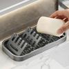 Elegant Stainless Steel Soap Holder with Fast Drainage for Bathroom Neatness