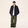 MINISO Men's American Style Fleece-Lined Corduroy Shirt Jacket