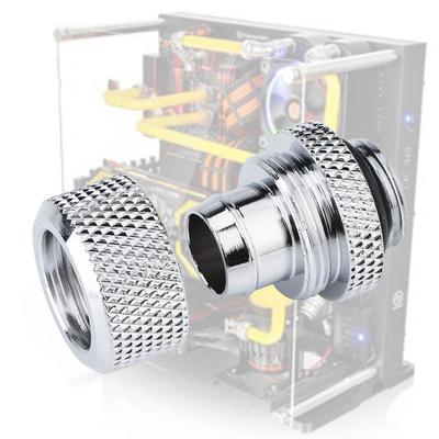 2 Stück Festziehen O-Ring Wasserkühlung Fitting G1/4 Gewinde Klemmfitting Weichschlauchsystem