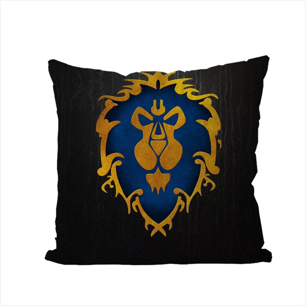 WWorld Of WWarcraft WOW Pillow Case For Car Sofa Decorative Home Doublesided Print Plush Square Throw Pillow Cushion Cover